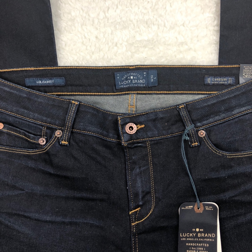 🚫SOLD eBay🚫 Lucky Brand • Lolita Boot Dark Jeans - Picture 3 of 8